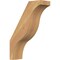 Ekena Millwork 3 1/2"W x 10"D x 14"H Funston Smooth Knee Brace, Western Red Cedar BRC04X10X14FST00SWR - alternate 1
